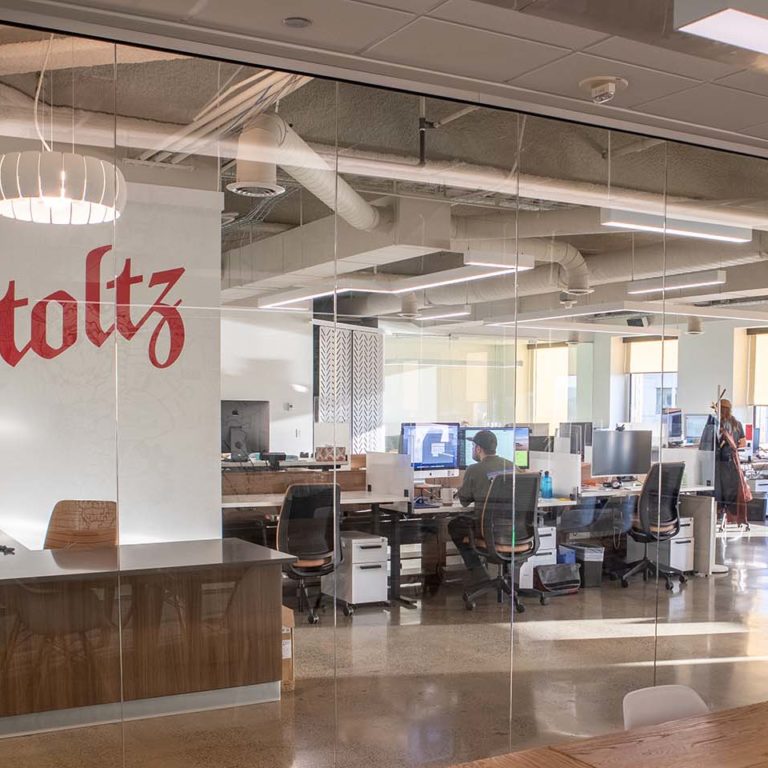 SToltz Marketing Group entry and workstations